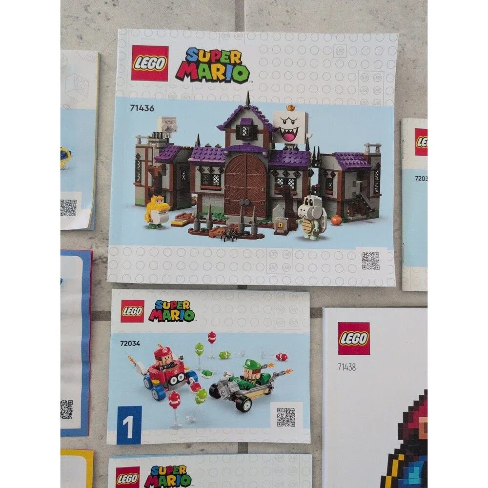 Lego Super Mario Lego Lot Of 23 INSTRUCTION MANUALS ONLY
